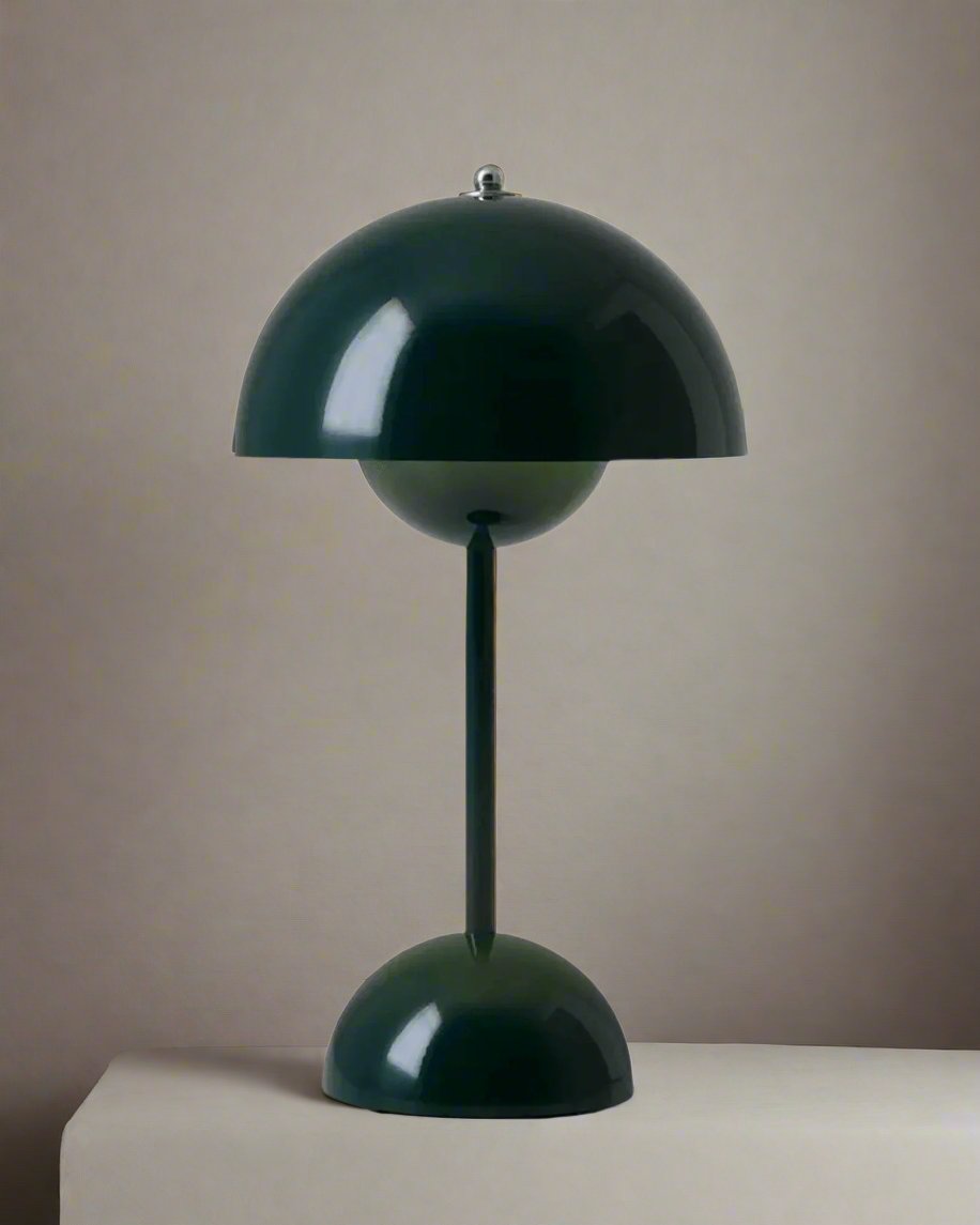 Modern FlowerGlow LED-bordslampa med dimbar strömbrytare